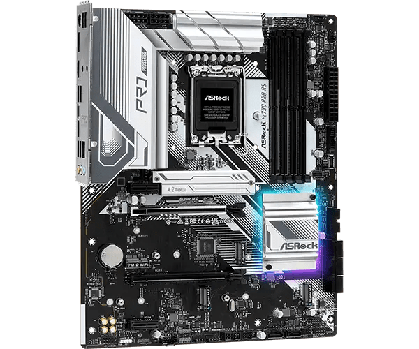 ASRock Z790 Pro RS LGA1700 ATX Motherboard | 90 - MXBK40 - A0UAYZ - Vektra Computers LLC ASRock Z790 Pro RS LGA1700 ATX Motherboard | 90 - MXBK40 - A0UAYZ - Vektra Computers LLC